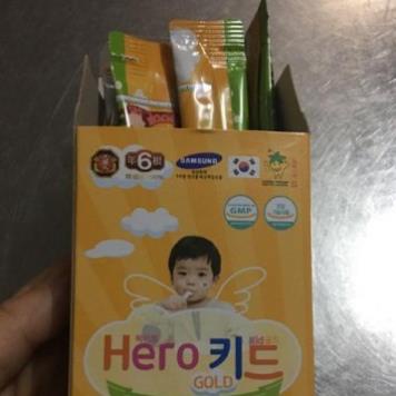 Herokid Gold – Bổ sung canxi tự nhiên giúp trẻ cao lớn, thanh nhiệt mát gan, tăng cường đề kháng (30 gói)