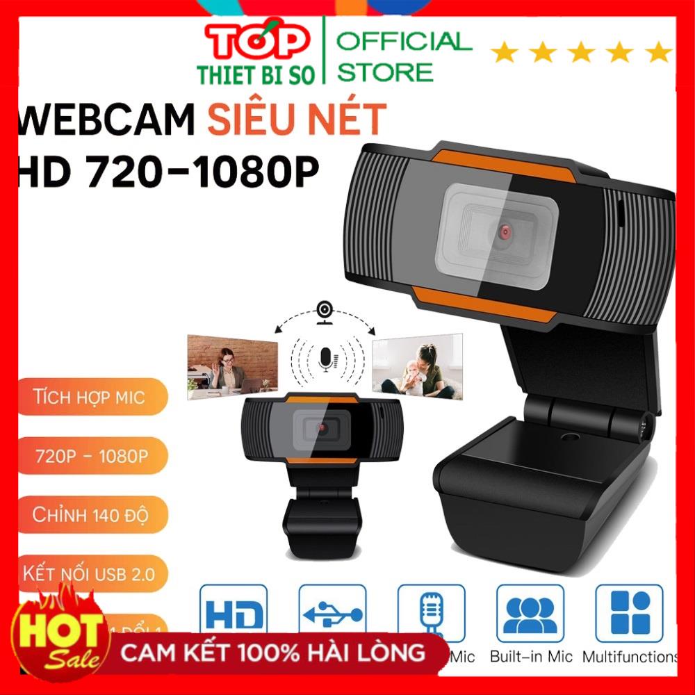 Webcam 1080P , 720p cho máy Tính, Camera Có Mic - Học Online ZOOM, Trực Tuyến, Gọi Video Sắc Nét