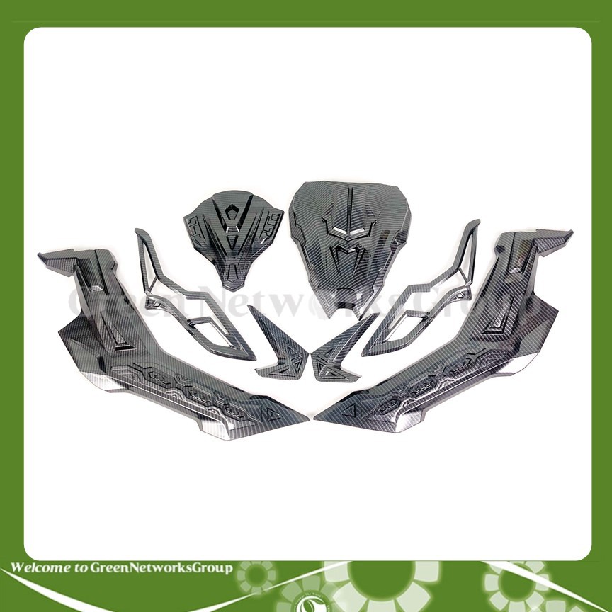 Ốp Carbon AirBlade 2020 - Full bộ ốp nhựa Carbon Ab 2020 Greennetworks