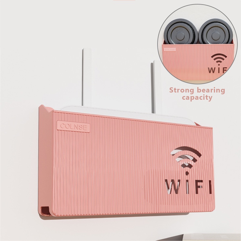 1 Hộp Đựng Bộ Định Tuyến Wifi Không Dây Treo Tường Bằng Nhựa ABS Sắp Xếp Gọn Gàng Trang Trí Nhà Cửa