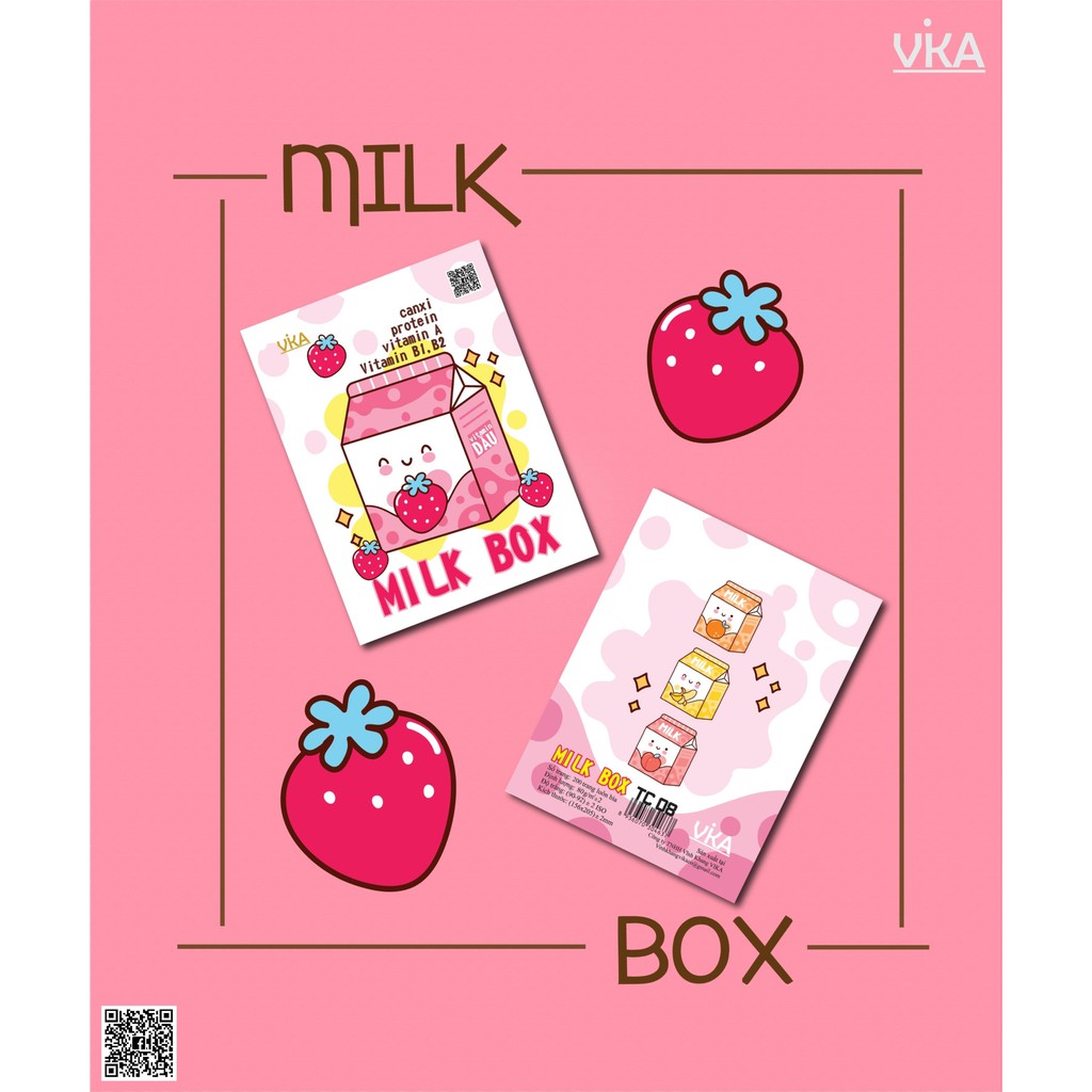 TẬP HỌC SINH VIKA: MILK BOX 200 TRANG