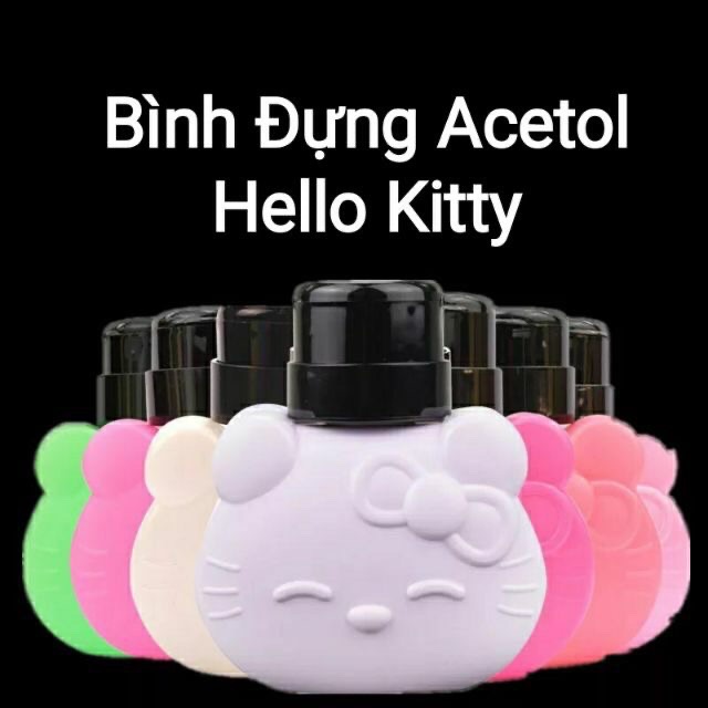 Bình aceton Hello kitty