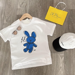 Áo thun cotton hình thỏ cho bé yêu