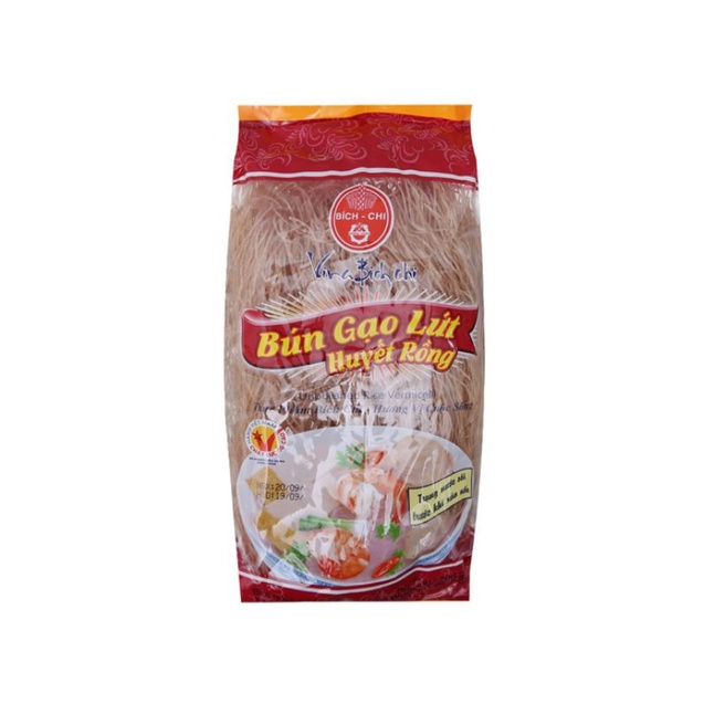 Bún Gạo Lứt Huyết Rồng Bích Chi gói 200g