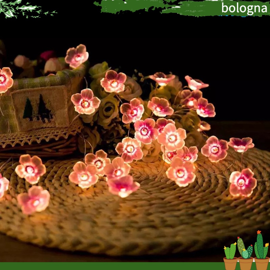 Dây Đèn LED Hình Hoa Anh Đào Trang Trí Trong Nhà Tiện Dụng