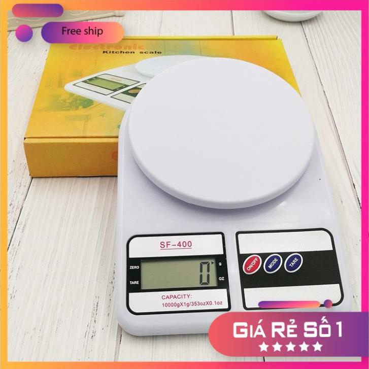 Cân Điện Tử Nhà Bếp Mini 10Kg/1Gr, Màn Hình Sử Dụng Đèn Lcd Hd Sáng