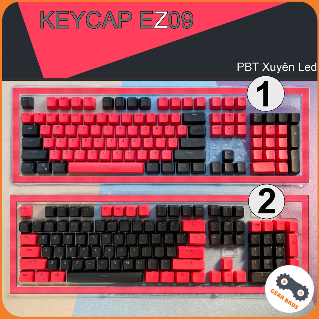 Keycap PBT Xuyên Led EZ-09