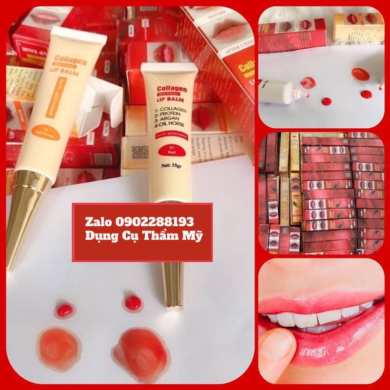 ✅ Dưỡng Môi  Kích Màu ❤️ Siêu Khuyến Mại ❤️ Dưỡng Xăm-Dưỡng Kích Màu Collagen Lip Balm 15g-Check mã-Usa