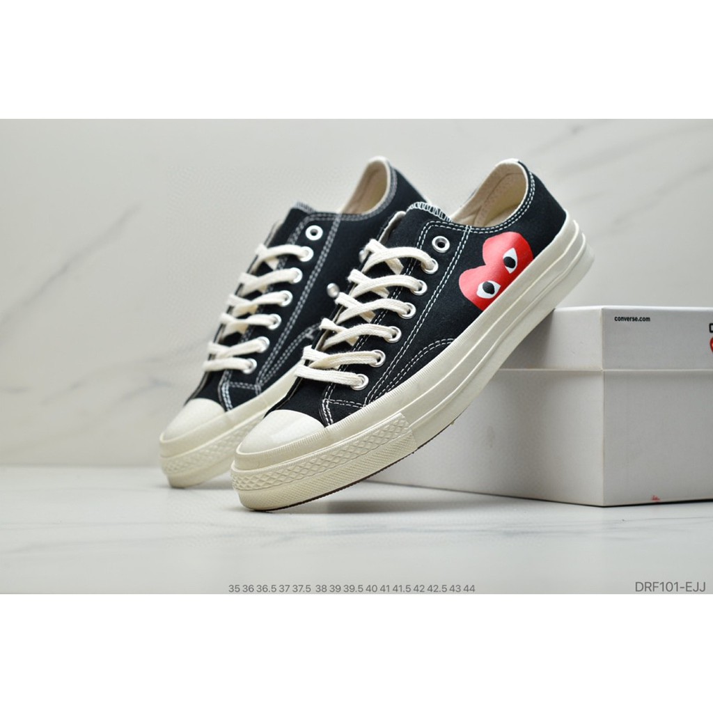 Genuine CDG Play x Converse 1970S Men Women Unisex Sneakers Shoes Low Tops DRF101-EJJ 0311