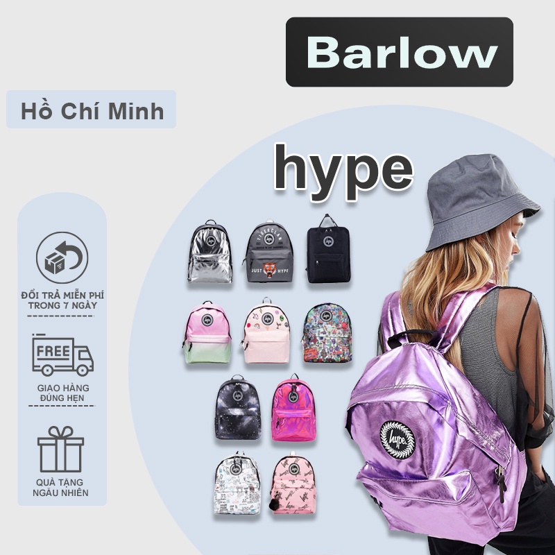 hype Balo Thương Hiệu Anh Balo Thời Trang Balo Học Sinh Nam Và Nữ Cặp Đôi Túi - Barlow Store
