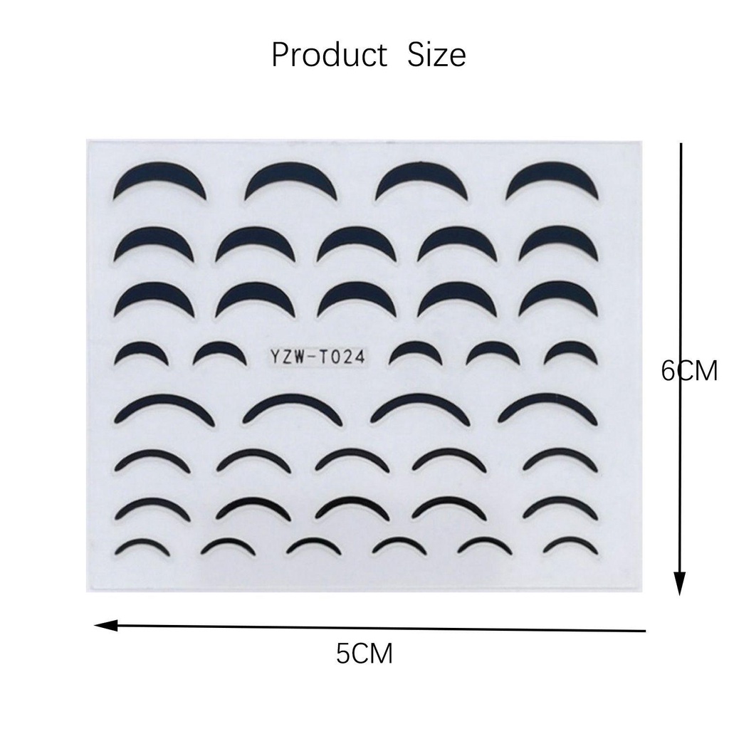 XIANTIN 1 Tờ Miếng Dán Móng Tay Hình Chữ Tiếng Nga