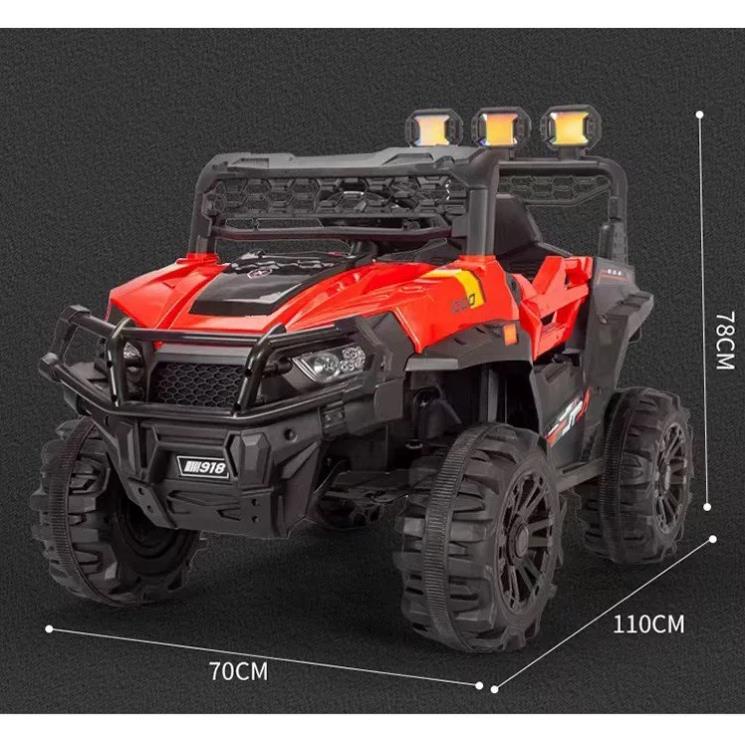 Ô Tô Điện Trẻ Em Địa Hình Gầm Cao MDX 918 Cao Cấp, lỗi 1 đổi 1 - BẢO HÀNH 6 THÁNG