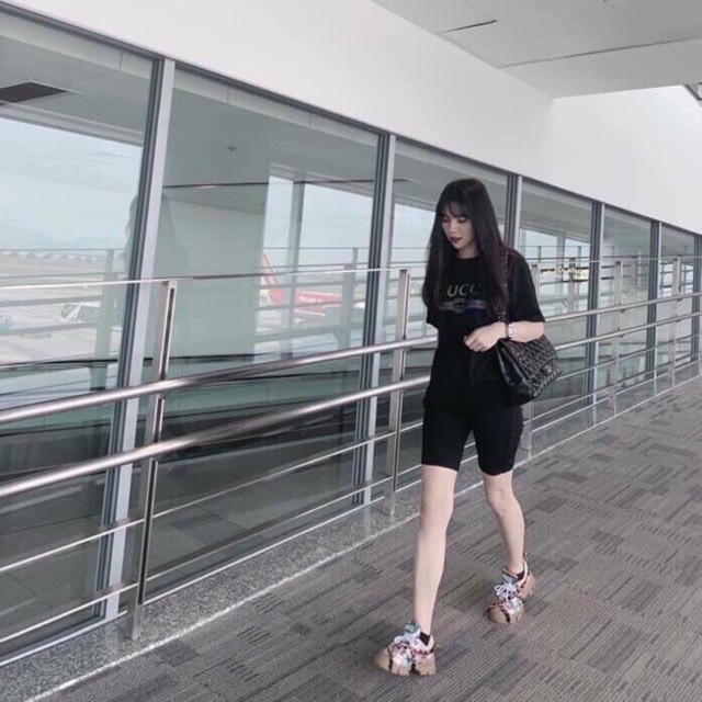 Quần Legging Lửng Thái Nữ Nâng Mông Cạp Cao Siêu Co Giãn Quần Legging Ngố Đùi | BigBuy360 - bigbuy360.vn