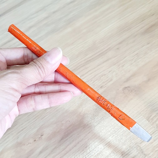 Đục Sắt Đầu Dẹp Loại Nhỏ Trọng Lượng 75g Kích Thước 8x170mm Đúc Liền Khối Cứng Cáp Tăng Hiệu Qủa Đục Đẽo