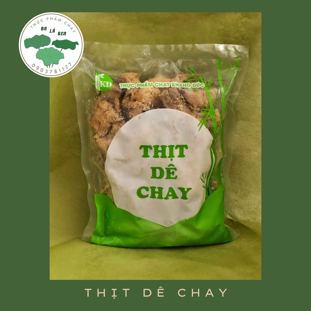 Thịt dê chay  cao cấp, chưa chế biến, bảo quản lâu đóng gói 500g