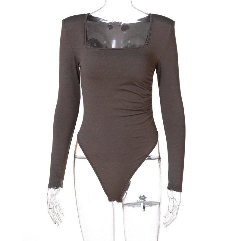 Bộ Bodysuit Một Mảnh Cổ Chữ V Có Miếng Lót Ngực Q8Rt | BigBuy360 - bigbuy360.vn