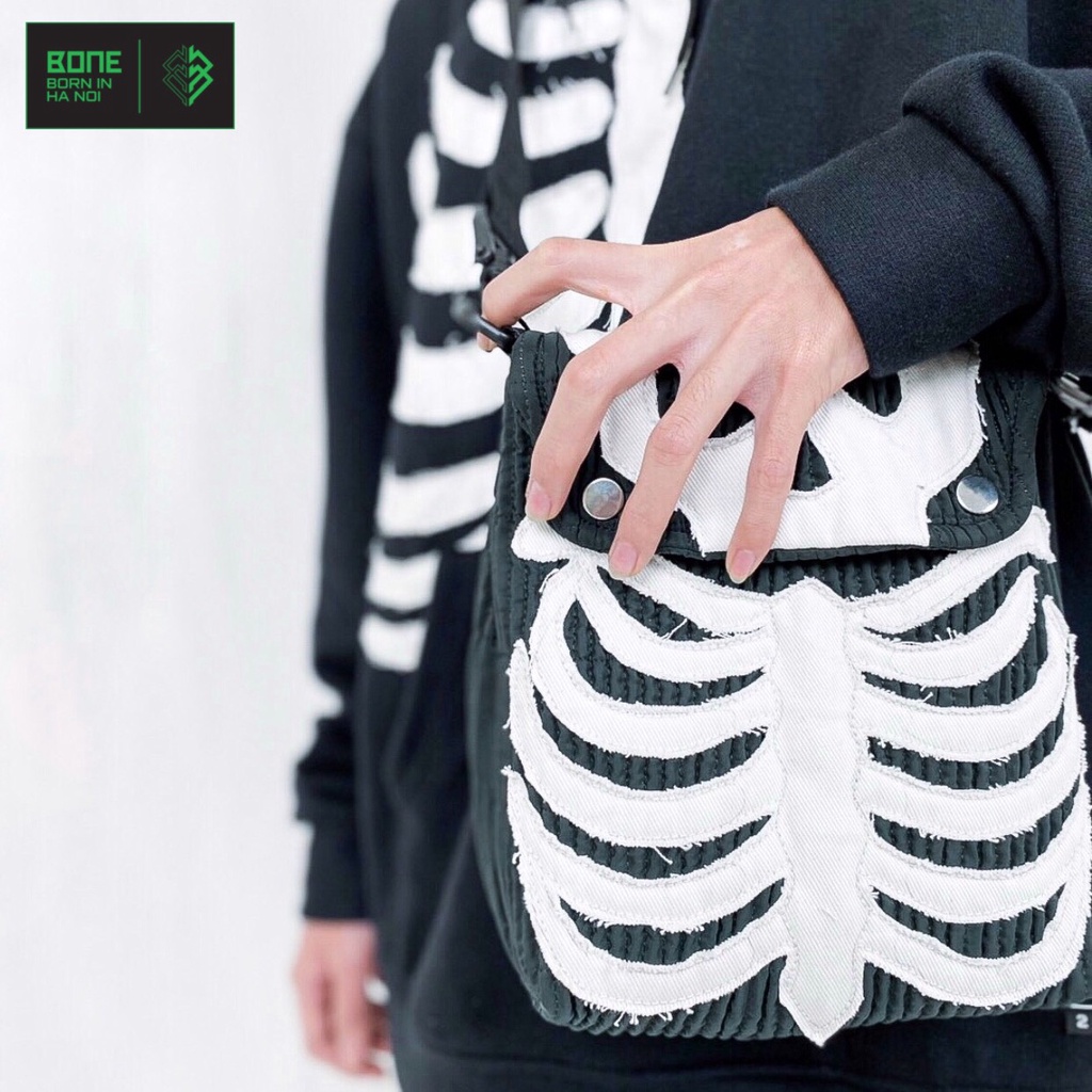 Túi đeo chéo localbrand unisex nam nữ , túi local brand chính hãng BONE Chuppy Bag