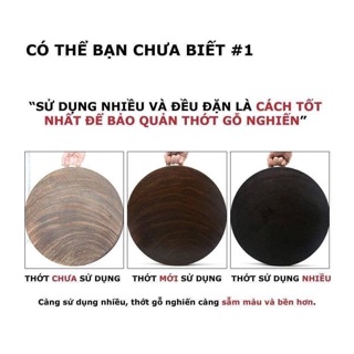 Thớt gỗ nghiến chuẩn 30cm