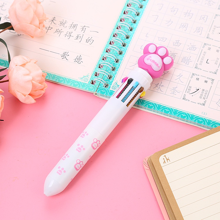 Bút Bi Đa Năng Có Thể Thu Gọn Họa Tiết Hoạt Hình Đáng Yêu