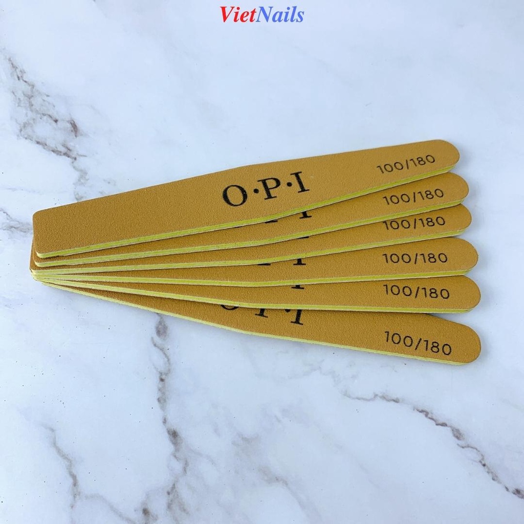 Dũa Móng Tay OPI Da Bò Dũa Móng Thật Móng Gel Nhám 100/180