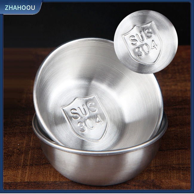 ☃Nhà☃ Cốc Đựng Nước Sốt Bằng Thép Không Gỉ 304 Dành Cho Nhà Bếp