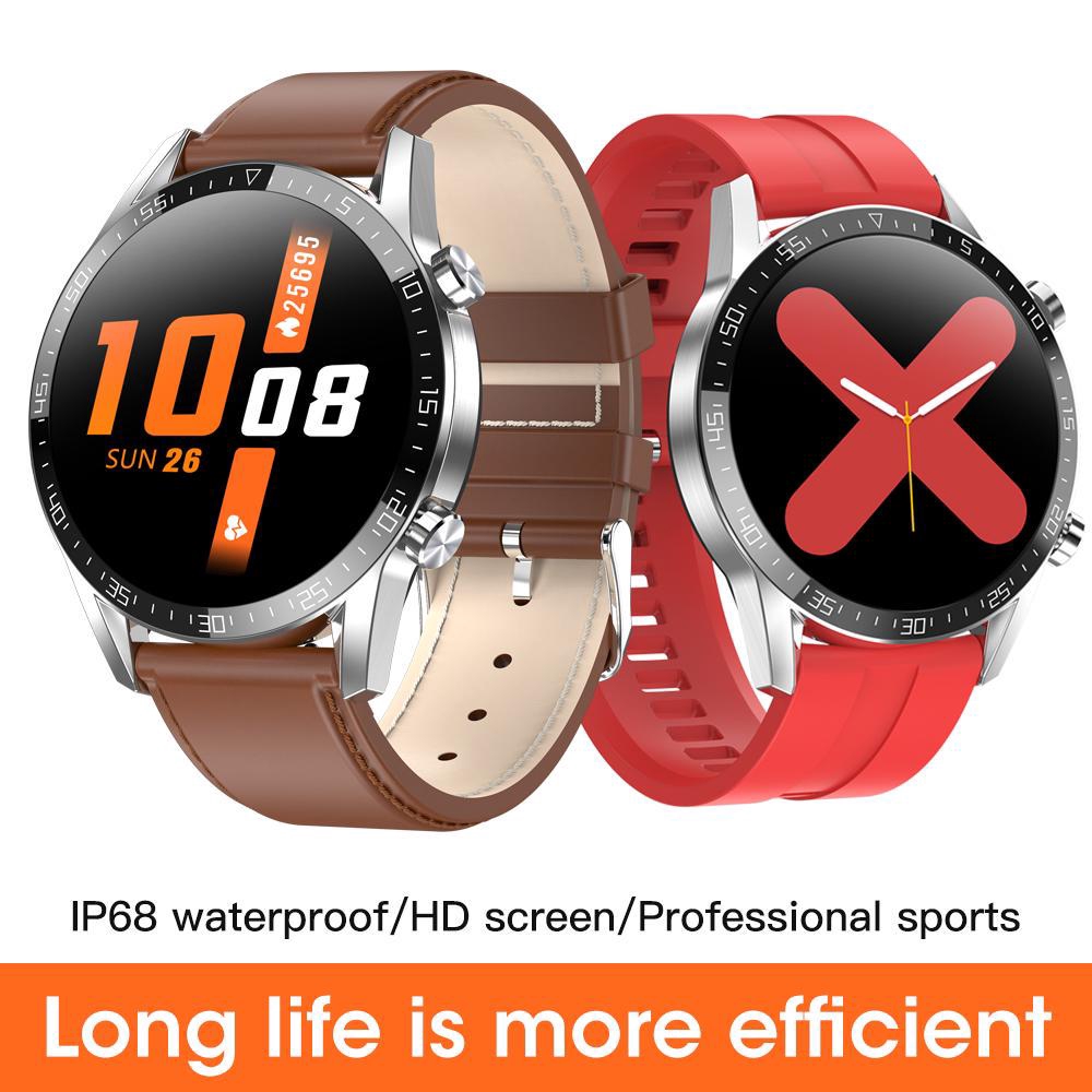 Đồng hồ thông minh mới L13C Tuổi thọ pin dài IP68 Bluetooth không thấm nước Smartwatch Huyết áp nhịp tim theo dõi tập thể dục Vòng đeo tay nam VS L11 L12 L13