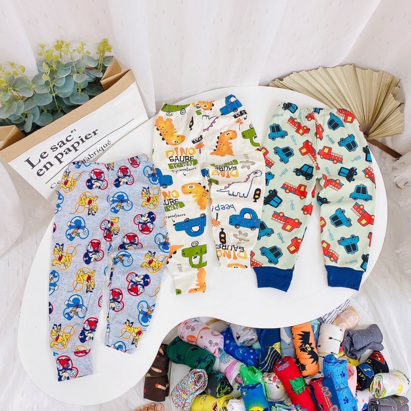 quần chục cho bé chất cotton borip loại 1, hàng dày dặn đẹp, 7-22kg Mamikid