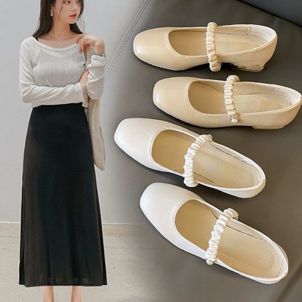 Giày búp bê IELGY đế bằng chống trượt màu sắc thời trang chất lượng cao