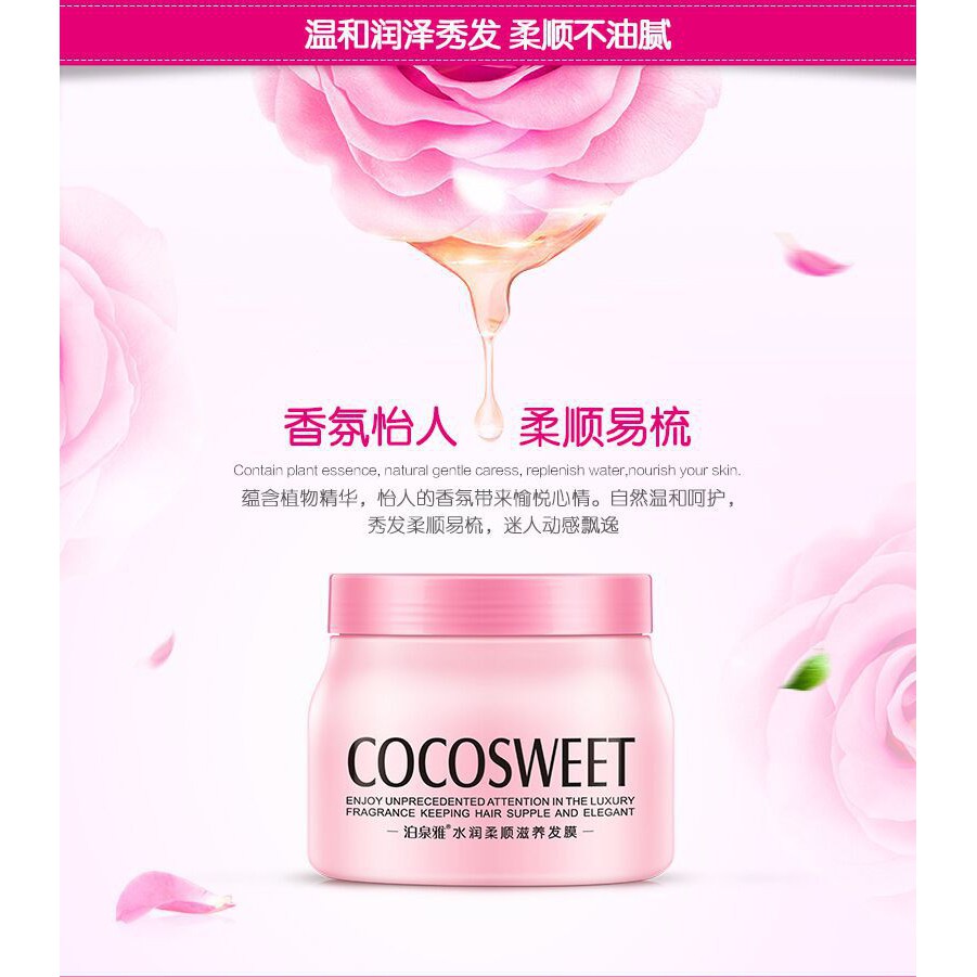 Kem Hấp - Ủ - Xả Phục Hồi Tóc hương nước hoa Bioaqua CoCoSweet Dạng Hũ 500 ml | BigBuy360 - bigbuy360.vn