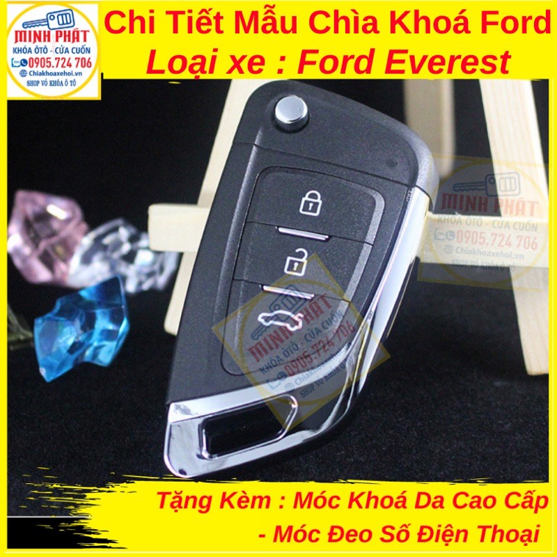 Chìa Khoá Remote Độ Gập Xe Ford Transit , Mondeo