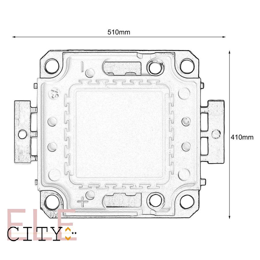 Chip Đèn Led Smd 12v 20w 2000 Lm Ánh Sáng Trắng Ấm