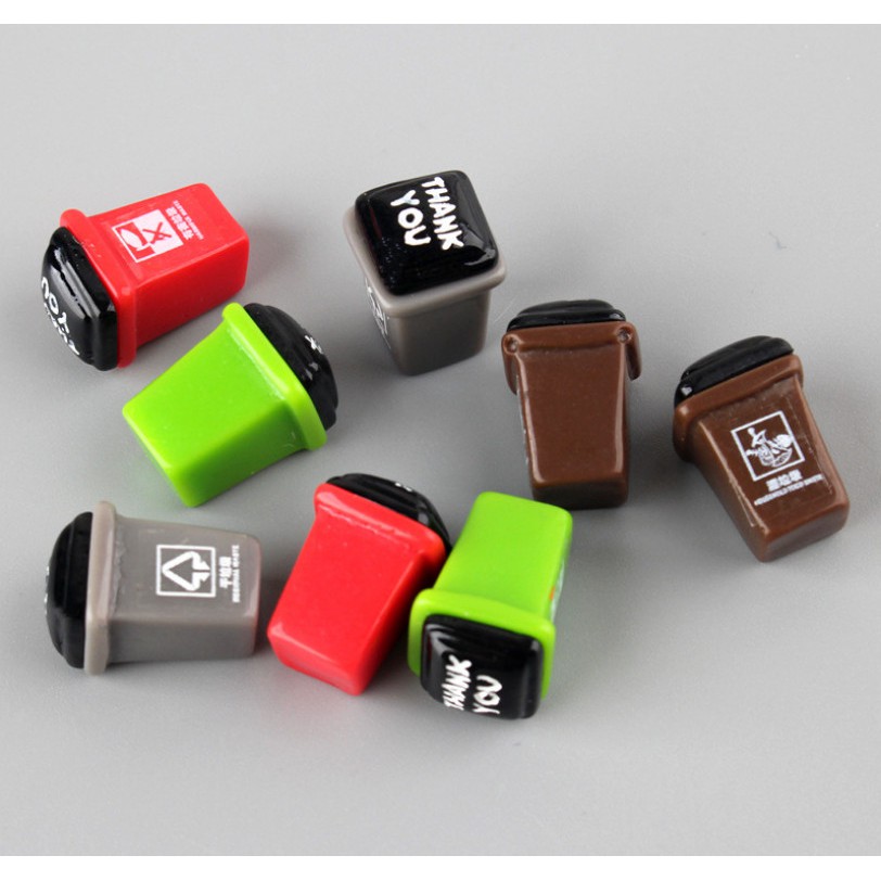 Mô hình thùng rác công cộng trang trí tiểu cảnh quà tặng trang trí