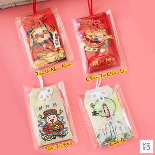 Túi May Mắn Omamori Thần Tài, Quan Âm, Kèm Quà Tặng - OMTT4M