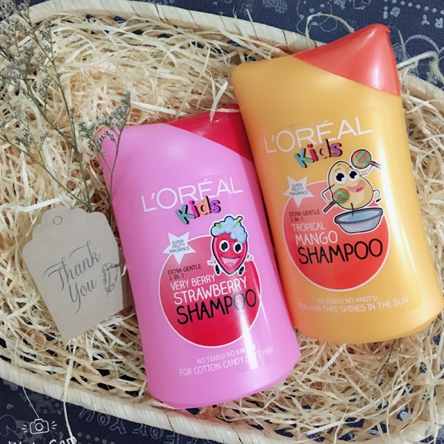 Dầu gội 2in1 Loreal Kid Strawberry (Không cay mắt)
