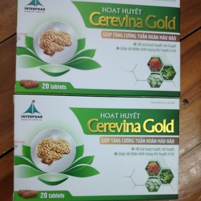 Cerevina Gold hộp 20 viên