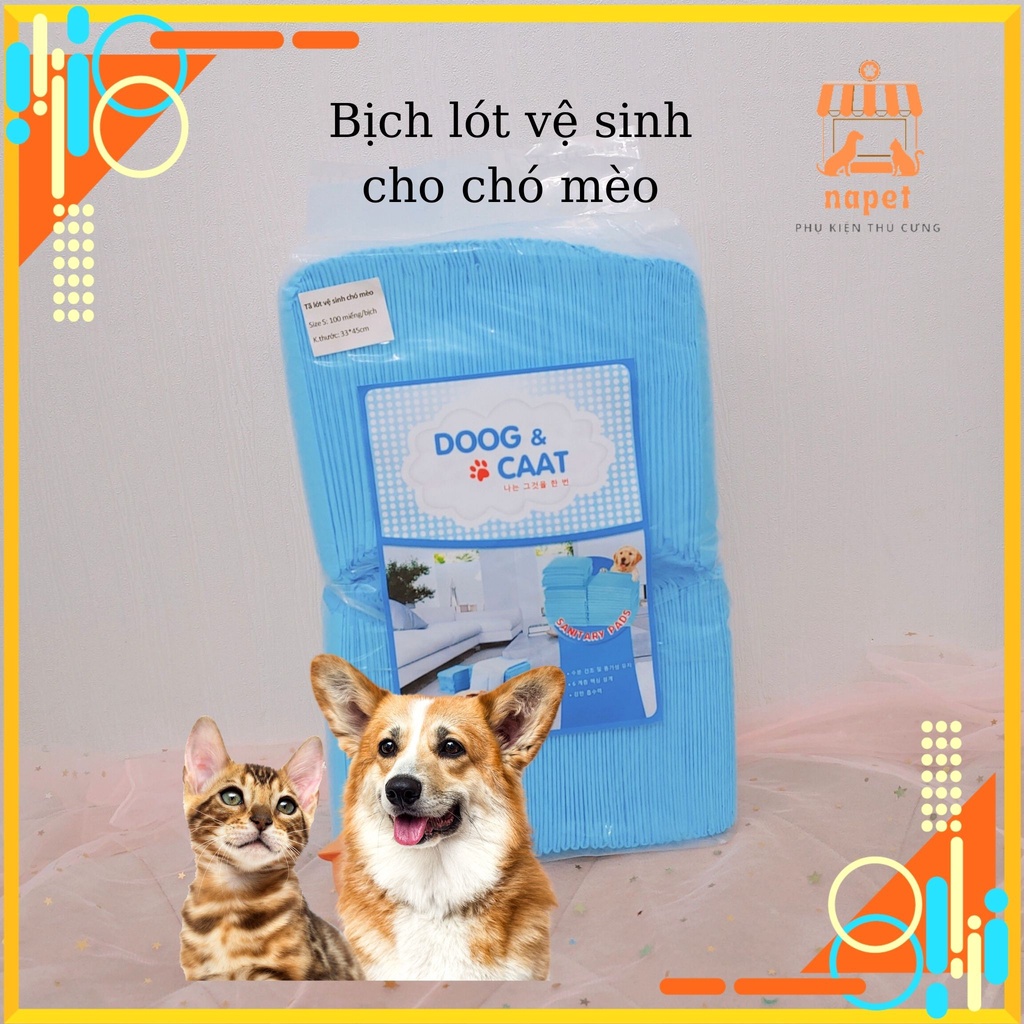 Bịch lót vệ sinh chó mèo - Miếng lót vệ sinh chó mèo (sỉ)