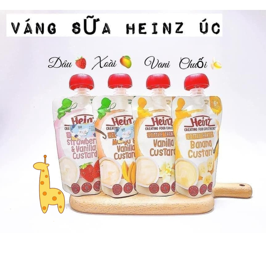 Váng Sữa Cho Bé Heinz Úc Thơm Ngon Bổ Dưỡng Cho Bé Từ 6 Tháng Ăn Dặm