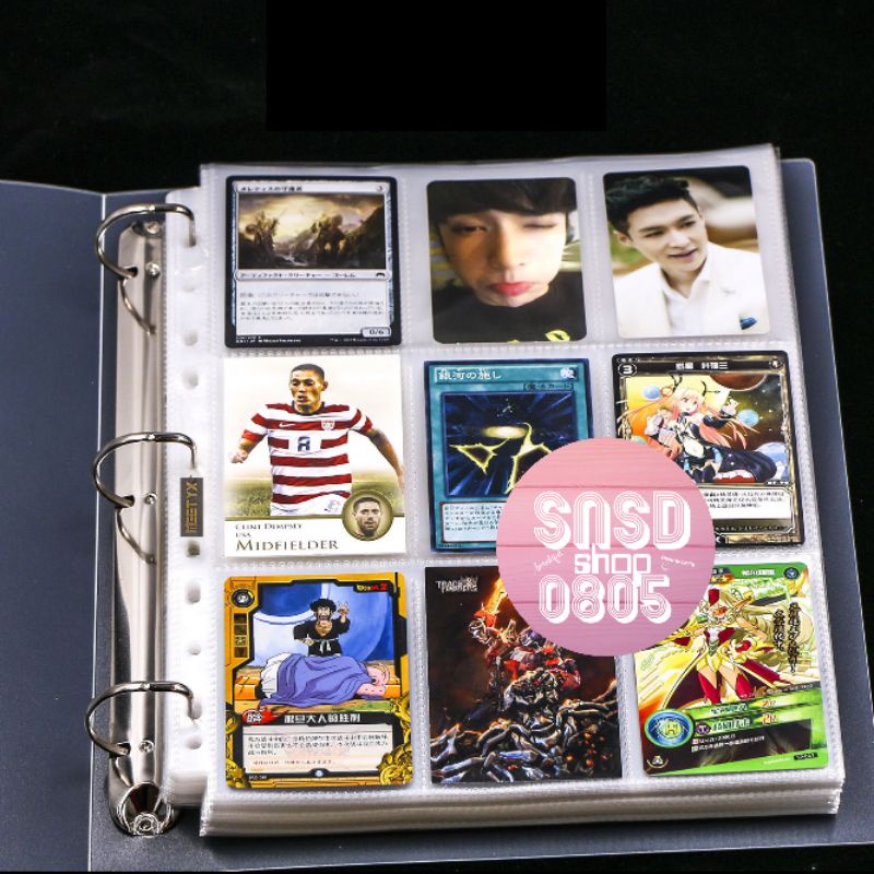 Binder A4, Binder A5, Bìa Cứng Đựng Sheet Card Sưu Tầm Thẻ Bài, Photocard, Postcard