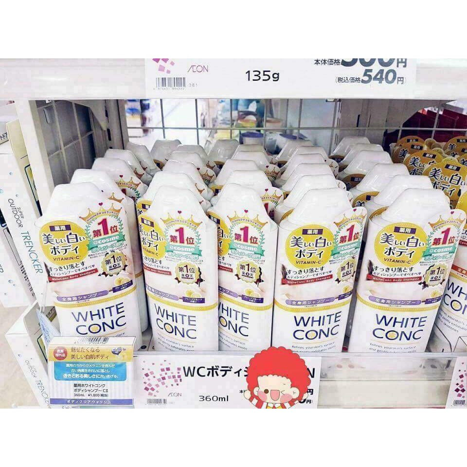 Sữa tắm trắng da white conc body vitamin C 360ml | BigBuy360 - bigbuy360.vn