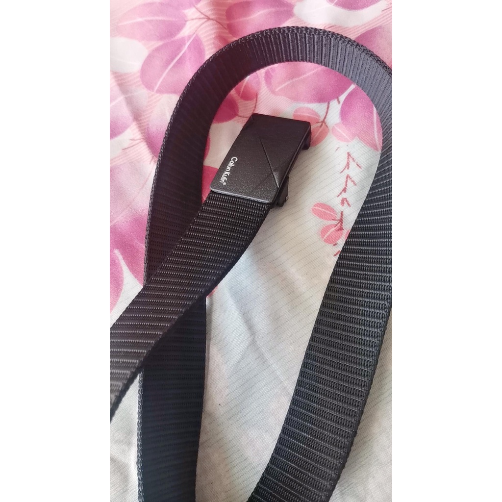 Thắt Lưng Vải Canvas Bản Rộng 3.4cm Có Khóa Hợp Kim Tự Động Phong Cách Doanh Nhân Thời Trang Cho Nam