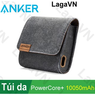 [Freeship toàn quốc từ 50k] Túi bao da bảo vệ pin dự phòng ANKER Pouch Powercore+ 10050 A1310/A1311