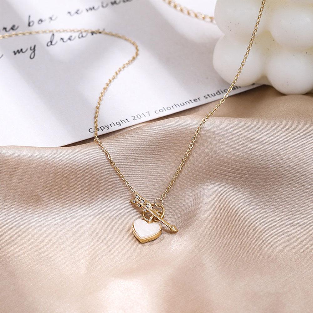 Dây Chuyền Mặt Trái Tim VANES1|Ốp Lưng Điện Thoại Kiểu Dáng Thời Trang Dành Cho Iphone|Vòng Cổ Choker Thời Trang Cá Tính