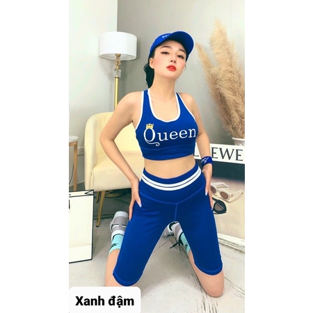 SET QUEEN ÁO BRA QUẦN LỠ TẬP GYM ZUMBA CARDIO NỮ CÓ TÁCH BÁN LẺ ÁO LẺ QUẦN