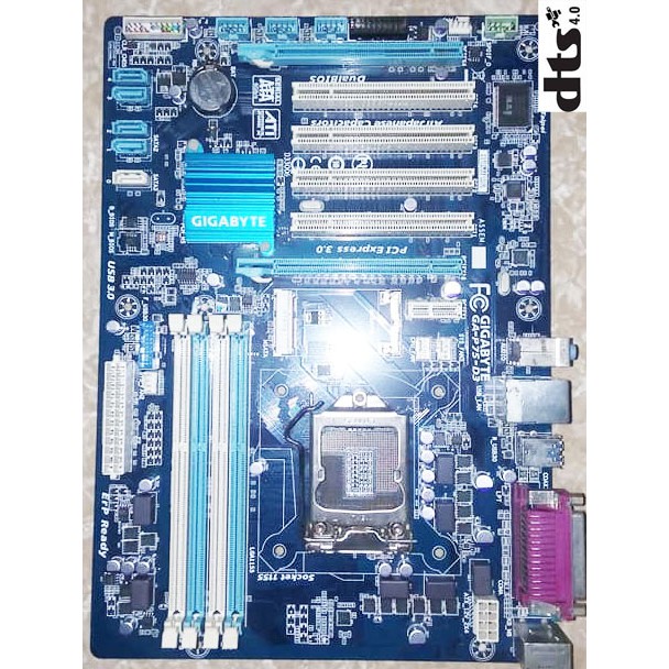 Main Gigabyte GA-P75-D3, B75, H77, Z77 Sockets 1155 (Kèm: Chặn (FE), Keo tản nhiệt CPU, Còi, dây SATA)