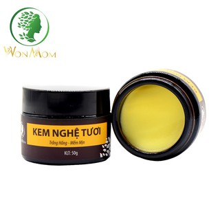 Kem Nghệ Tươi - Trắng Hồng - Mềm Mịn Wonmom 50 Gram