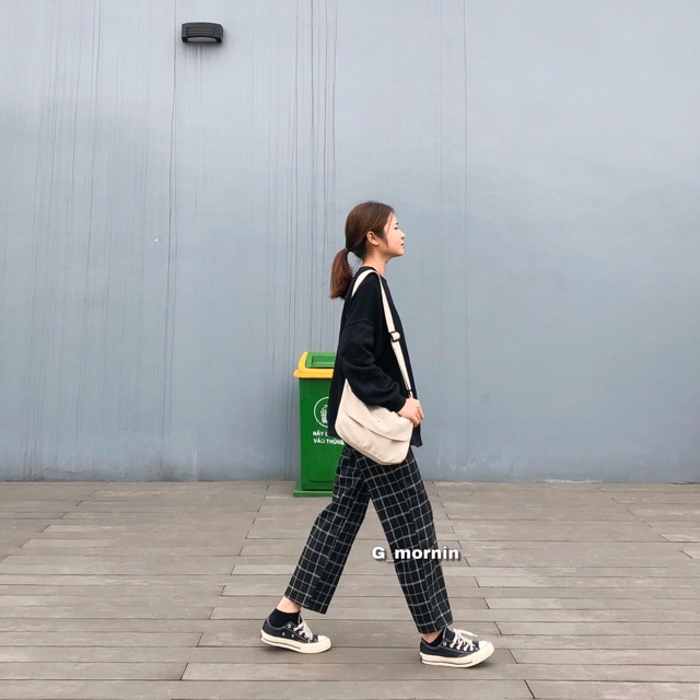 Quần suông kẻ caro G003 | BigBuy360 - bigbuy360.vn