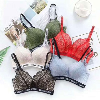 Áo lót nâng ngực không gọng phối ren quyến rũ cho nữ