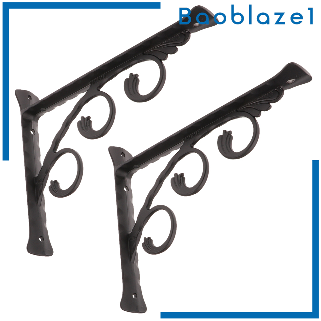 [BAOBLAZE1]2pcs L Shaped Angle Bracket Supporter Store Commodity Shelf Bracket 15x12cm