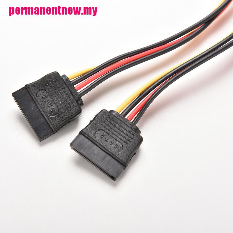 Dây Cáp Chia Nguồn 15 Pin Sata Male Sang Sata Female 1: 2 Y