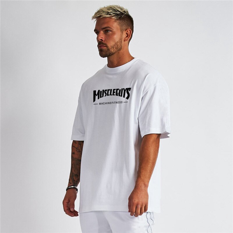 Áo thun cotton ngắn tay phong cách thể thao cho nam